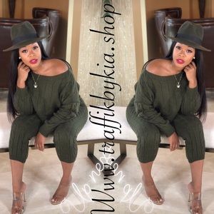 2 piece sweater & pants set